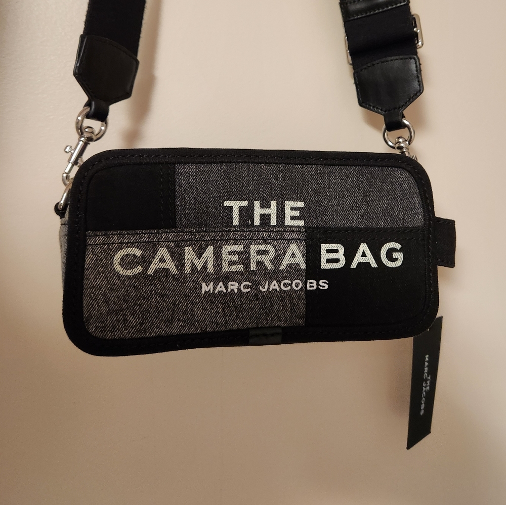 Marc Jacobs The Camera Bag Black Denim